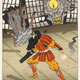 Illustration for article titled Classic video game characters, drawn in the style of Japanese emukiyo-e/em woodblock art